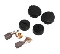 Jotekonoby Metal Carbon Brushes Cover Cap Holder Set Compatible with for Makita CB430 BGA450 BGA452 DGA452 Angle Grinder Electric Tool for Spare Parts 6pcs