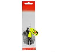 Jotekonoby Metal Spinner Fishing Lure Kit with Brass Bell and Nickel Plated Hook for Trout Bass Crappie Freshwater Predators, Vibrating Spinnerbait for Fast