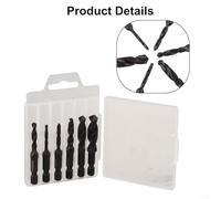 Jotekonoby Metric Thread Tap Set Titanium Coating for HSS Tapping Tool Set 3-10mm Hand Tap Set(Boxed)