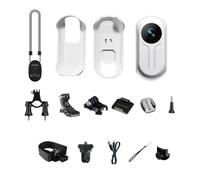 Jotekonoby Mini 1080P Camera with Easy Operation and Long Battery Life for Capturing For Adventures (White)