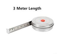 Jotekonoby Mini Retractable Tape Measure, Stainless Steel Measuring Tool for Sewing, Tailoring and Craft, Compact 1m/2m/For Ruler for Home, Woodworking, Body(3 Meter)