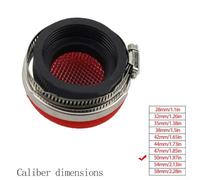 Jotekonoby Motorcycle Air Filter for Mini Scooter and Pocket For Bike - Sponge ABS Construction, Straight Air Intake Design, 28mm 32mm 35mm 38mm 42mm 44mm(50MM)