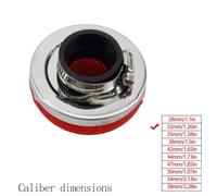 Jotekonoby Motorcycle Air Filter for Mini Scooter and Pocket For Bike - Sponge ABS Construction, Straight Air Intake Design, 28mm 32mm 35mm 38mm 42mm 44mm(32MM)