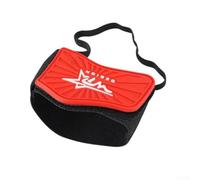 Jotekonoby Motorcycle Shifter Shoe Protector - PVC Rubber Gear Shift Pad with Slip-Resistant and Elastic Straps for Secure Fit on Motorcycle Boots and(Red)