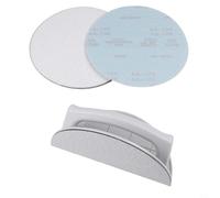 Jotekonoby Multifunctional for -Circular Corner Sander with 10 Replaceable Sandpapers, Half Round Sanding Tool for Corners and Curves, Ergonomic Non-Slip Handle(2)