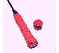Jotekonoby Non-Slip Tennis Racket Grip Tape 110cm Long Imported PU Material Handle Wrap for Badminton Squash Racquet Absorbent Sweat-Resistant Hand Grip Padding(Red)