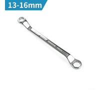 Jotekonoby Offset Box End Wrench Set 12-Point Metric 45-Degree Angle Chrome Vanadium Steel Professional Hand Tools for Tight Spaces Access, Si(13x16mm)