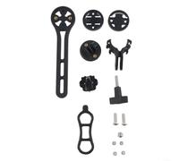 Jotekonoby Out Front Bike Mount for Bryton for cateye GPS Computers Out | Compatible with for garmin Edge, secure out front position, optimal viewing angle, road bike handlebar fit(Black)