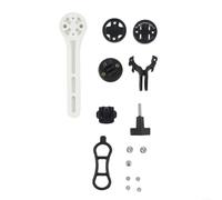 Jotekonoby Out Front Bike Mount for Bryton for cateye GPS Computers Out | Compatible with for garmin Edge, secure out front position, optimal viewing angle, road bike handlebar fit(White)