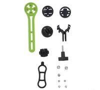 Jotekonoby Out Front Bike Mount for Bryton for cateye GPS Computers Out | Compatible with for garmin Edge, secure out front position, optimal viewing angle, road bike handlebar fit(Green)