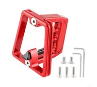 Jotekonoby Pannier Rac Front Carrier Block for Brompton for Bike Aluminum Alloy Frame Adapter with 3hole Mounting Compatible Having Front and Shelf (RED)