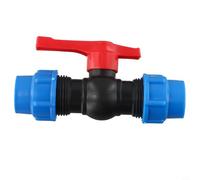 Jotekonoby PE Pipe Ball Valve with External Thread Stop Valve Fitting for 20mm/25mm/32mm Irrigation Systems and Home Plumbing Applications(32MM)