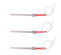 Jotekonoby Pellet Heater Ignition, 3/8 Thread 220V Cartridge Type Stainless Steel Resistance Igniter 300W/350W Compatible with Wood Pellet Stove, Red Silver, Heating Tube 140mm/150mm/170mm(10x150mm)
