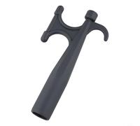 Jotekonoby Pole Hook Replacement for Boats, Kayaks and Rafts | Dual Tip Docking Hook with Push Pole End | Marine Grade Nylon Boat Hook | Black Plastic