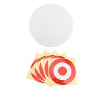 Jotekonoby Portable Eva Foam Target With Contrast Circles For Indoor Outdoor Practice Self Healing Board For Enthusiasts White(white)