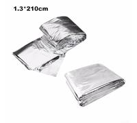 Jotekonoby Portable Outdoor PET Aluminized Film Blanket Survival Thermal Reflective Shelter(A-5pcs 1.3 * 210)
