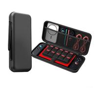 Jotekonoby Portable PU Storage Bag for Nintendo Switch Stylish and Functional Organizer for Gaming Essentials
