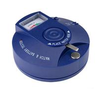 Jotekonoby Quartz Watch Battery Pulse Tester with Indicator and Buzzing Sound, Compact ABS Electrical Tester for Button Cell Analysis, 3V 240mAh