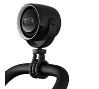 Jotekonoby Rechargeable 20000mAh Stroller Fan with 100 Settings, Bladeless Clip Fan for Pram, Car, Camping, Bike, Treadmill, USB Portable Desk Fan with LED Light and Aromatherapy(Black)