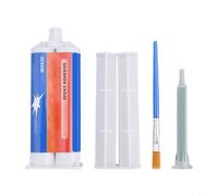 Jotekonoby Repair Fishing Rod and Set Top Epoxy Glue Having Transparency Ab for Rod Building 50ml Sea Pole Fixing Includes Brush Push Rod (BLACK)