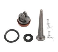 Jotekonoby Replacement Piston for Type 75 Handle Pumps with Nose Piercing Valve, Cast Iron Plunger, Faux Leather Sealing Ring and Silicone Rubber Gaskets - Complete