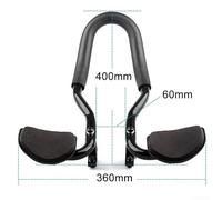 Jotekonoby Road For Bike For Aero Handlebars, Triathlon Trial Handlebar with Adjustable Aerobars for Cycling, Alloy For Bicycle Clip On For Bars Compatible with Mountain