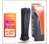 Jotekonoby Road For Bike Tire 700C x 23C/25C/28C Dual Compound Rubber Folding For Bicycle Tire with Puncture Resistant Layer and Wear-Resistant Tread for Cycling(C1808/700 * 28C)