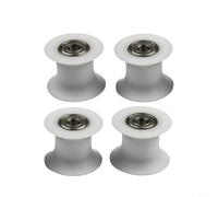 Jotekonoby Rowing Machine Bearing Pulley Replacement Wheel for Abdominal Equipment - 608ZZ Metal and Plastic Pulley (4 pcs)(2PCS)