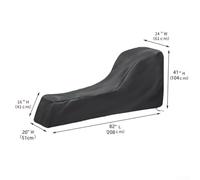 Jotekonoby Rowing Machine Cover 210D Oxford Waterproof Windproof UV Resistant for Concept 2 Models Outdoor Protective Cover for Fitness Equipment(241 * 102 * 61CM)