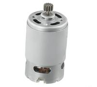 Jotekonoby RS550 21V Two-Speed DC Motor with High Torque Gearbox, 12 Tooth for Drill and Electric Screwdriver, Replacement Motor for Power Tools with Double