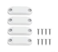 Jotekonoby RV Baggage Door Catch 4 Pack, Compatible with Most RVs Campers Travel Trailers and 5th Wheel Trailers, Holder Latch to Keep Storag(WHITE)