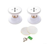 Jotekonoby RV Door Stopper Clip with Magnet, No Drilling Required, Anti-Collision Silent Door Holder for Camper Van, Travel Trailer, RV, Bedroom, Kitc(WHITE)