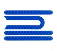 Jotekonoby Scooter for 4pcs/set Reflective for Safety Sticker Electric for Pro (BLUE)