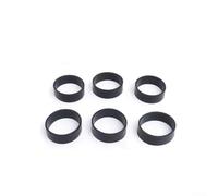 Jotekonoby Scuba Dive Tech Harness Webbing Keeper Rubber Loops 6 Pack, for Backplate Strap Weight Belt and Tank Mounts, 32mm Inner Diameter, Compatible with