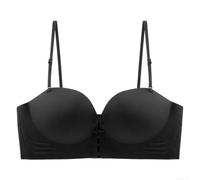 Jotekonoby Seamless Nylon Push Up Bra Front Closure Beautiful Back | Front closure design, push-up effect for small breasts, seamless comfort, beautiful back view, solid color options