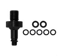 Jotekonoby Shock Bicycle Rear for Air Pump Valve Adapter Device for Rockshox Monarch Dt Xmm Marzocchi Suspension Shock Alloy Fit Ifp Fork Aluminum (BLACK)