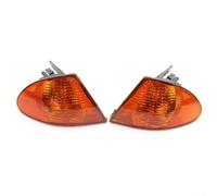 Jotekonoby Side Marker Lamp Replacement for BMW 3 Series E46 Sedan | Corner Light Amber Turn Signal Lens Pair, OE 63136902765 63136902766