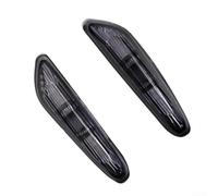 Jotekonoby Side Marker Light for BMW E46 for e60 E61 E83 Pair Black | ABS PMMA, Grey White, Left Right Set, Front Fender Turn Indicator Lamp