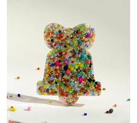 Jotekonoby Silicone Fidget Picking Pad for Stress Relief, Christmas Series Sensory Toy for Anxiety, ADHD, Autism, Portable Decompressed Fun for Home or Travel(The Christmas bell)