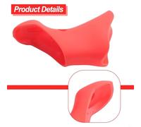 Jotekonoby Silicone Handlebar Grips for ST-070 Compatible Lever Hoods, Hand Change Cover Protective Grip Pair, Black and Red 108mm x 69.5mm(RED)