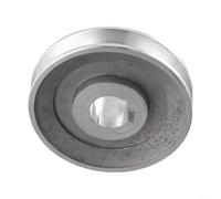Jotekonoby Single Groove Belt Pulley A Section V Belt Air Compressor Motor Drive Wheel Aluminium Replacement for Spare Part for Small Engine 97x24mm(97 * 24)