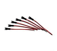 Jotekonoby SM 2 Pin Male to Female Wire Connector Kit with 22 AWG Cable for LED Light Strips and Electrical Wiring - 40 Pieces Black Connector Set