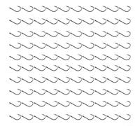 Jotekonoby Soft Lure Carbon Steel 100pcs Fishhook Fish Treble Catfish Circle for Hooks (6)