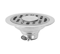 Jotekonoby Stainless Steel Drain Stopper, Large Flow Sewer Strainer, Anti Odour, Hair Filter, Silver 10Cm, For Home Bathroom, Kitchen, Basement, Toilet
