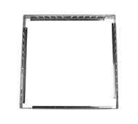 Jotekonoby Stainless Steel Wind Screen for Camping Stove, Foldable Windproof Shield Compatible with Butane Gas BBQ Cooker, 210x210x25 mm, 4-Plate F