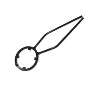 Jotekonoby Steel Lid Opener Wrench 32 x 9.2 cm for 20L and 25L Water Bucket Drums, Resistant Tightening Tool, Compatible with Standard Plastic Jerry Cans(black)