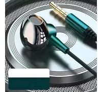 Jotekonoby Stylish wired earbuds delivering immersive sound compatible with various devices (3.5 green)