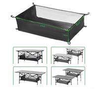 Jotekonoby Table Basket Organizer for Camping Mesh Picnics Capacity Under Table Storage Barbe Bag for Outdoor Adventures Compatible with Large Net (L)