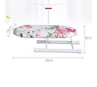 Jotekonoby Tabletop Sleeve Ironing Board Portable Desktop Mini Ironer Cover Foldable For Cotton Having Legs Cuffs Collars Small Garment Pressing(A)