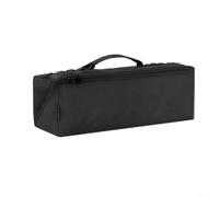 Jotekonoby Tent Peg Storage Bag, Camping Stake Pouch, Hiking Gear Carry Case, Oxford Cloth Tool Kit, Ground Anchor Organizer, Mallet And Peg Holder, Guy Line(Black)